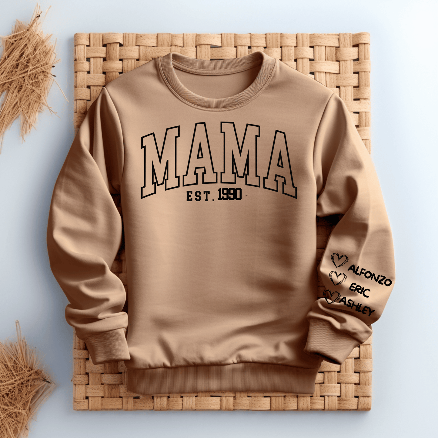 Mama's Legacy Threads-Personalized Crewneck Journey